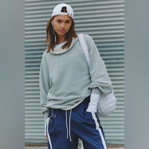 NWT Free People Movement Cutback Mock Neck Pullover